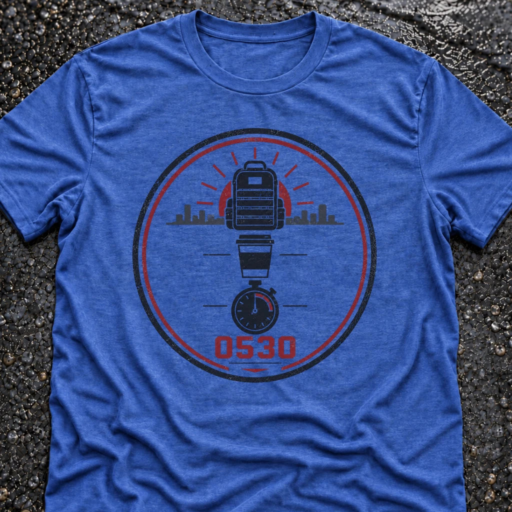 Freedom Ops 0530 T-shirt in vintage royal