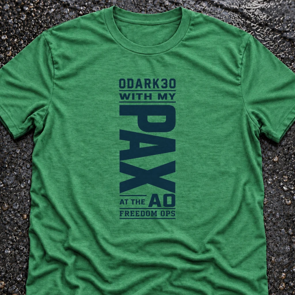 Freedom Ops 0DARK30 T-shirt in envy green