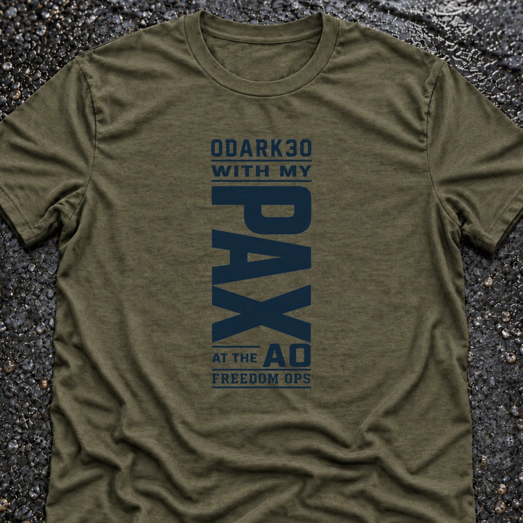 Freedom Ops 0DARK30 T-shirt in military green