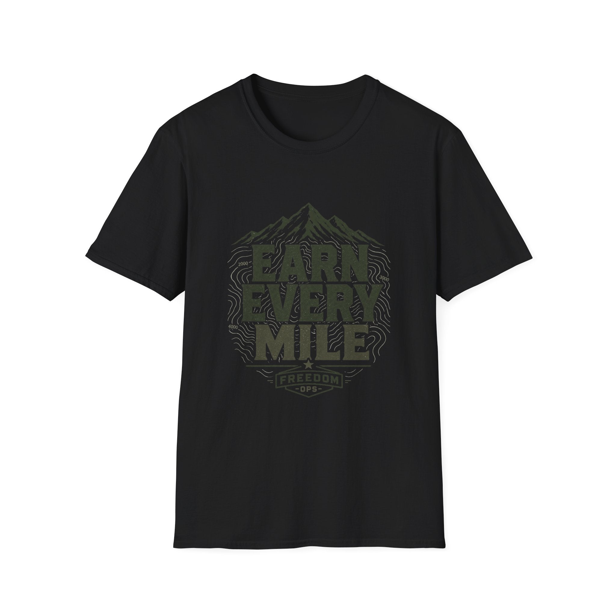 Earn Every Mile Freedom Ops T-Shirt