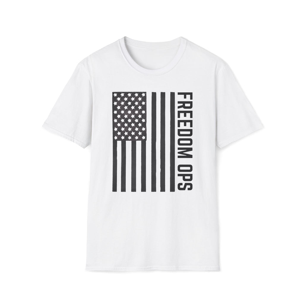 American Flag Freedom Ops T-Shirt