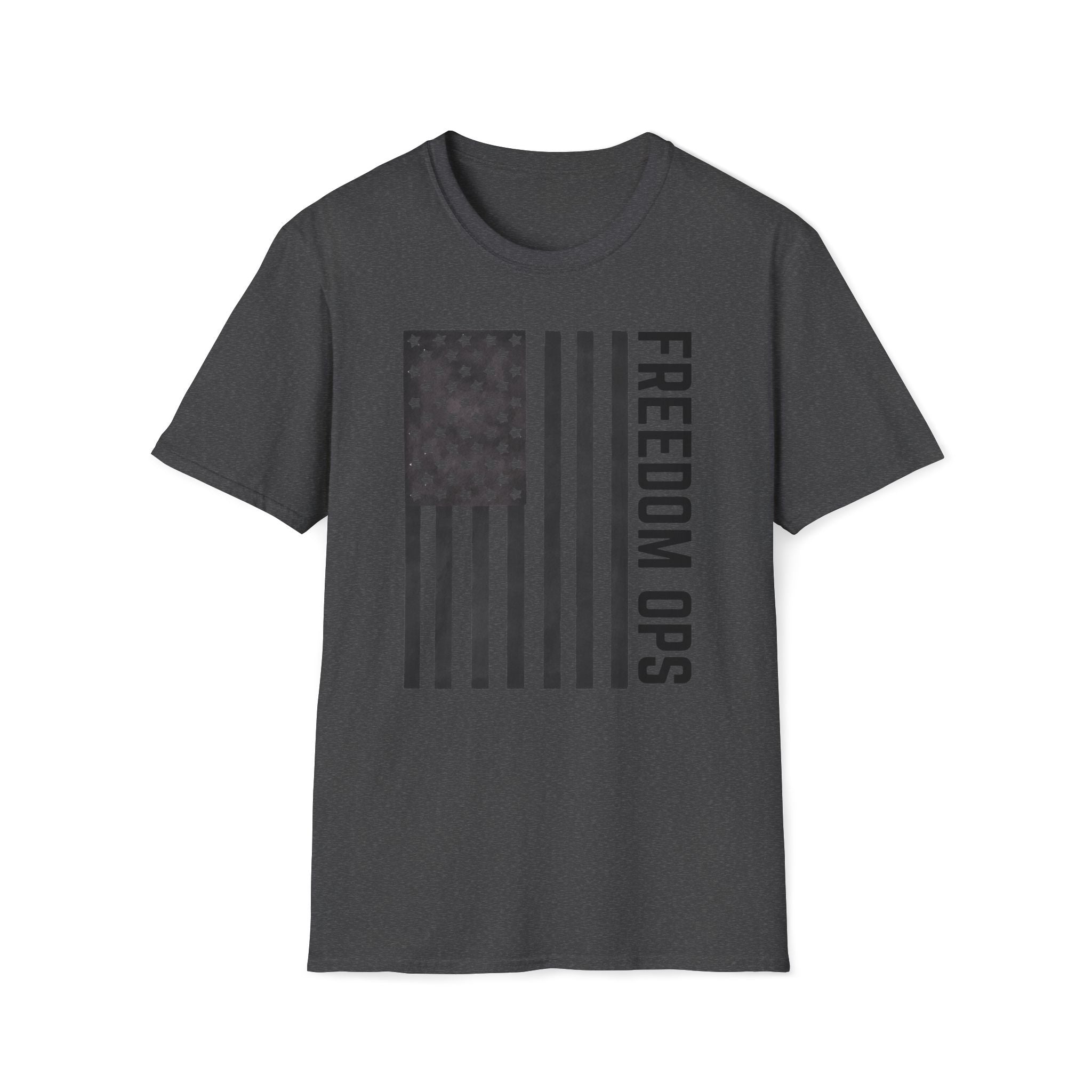 American Flag Freedom Ops T-Shirt