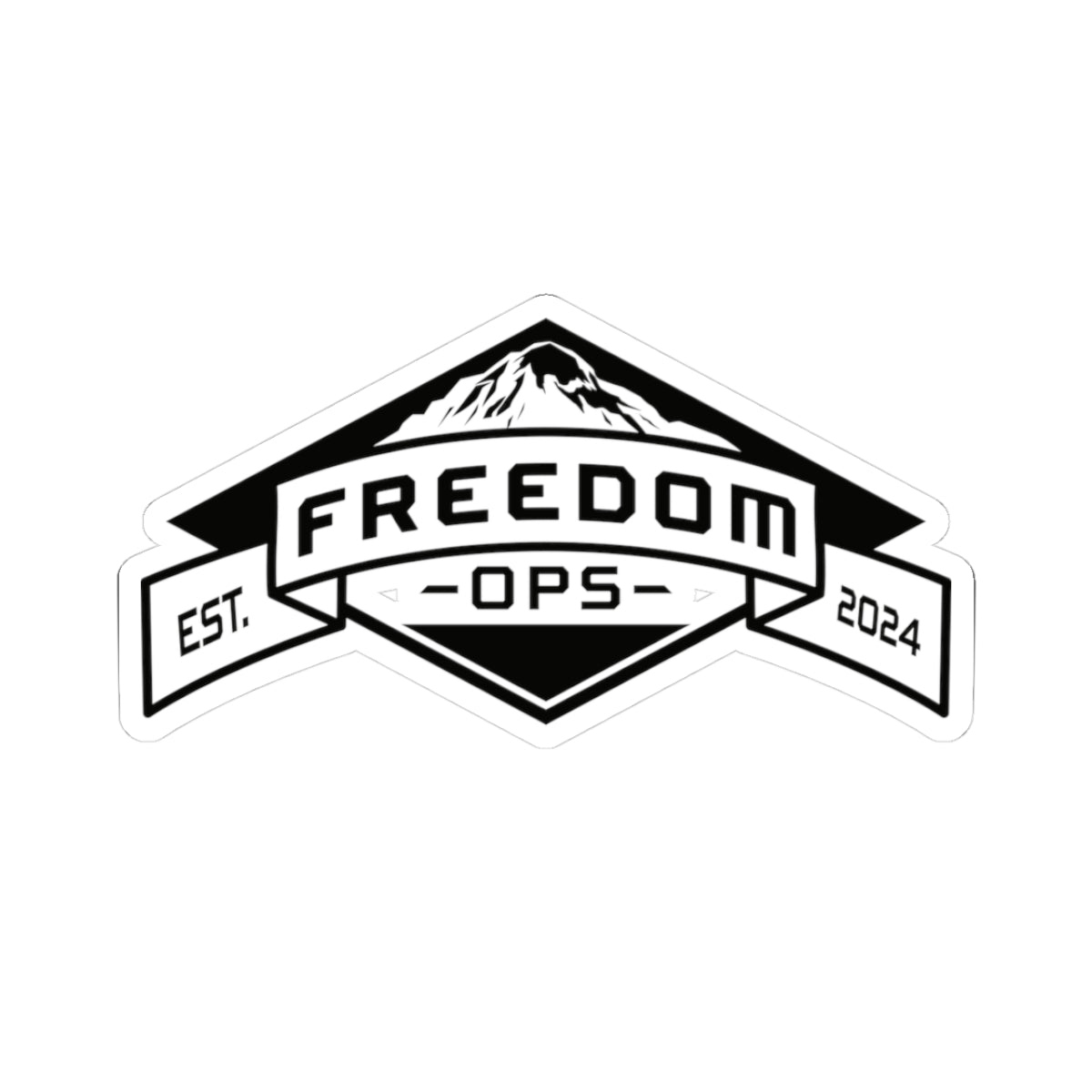 Freedom Ops logo Sticker