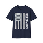 American Flag Freedom Ops T-Shirt