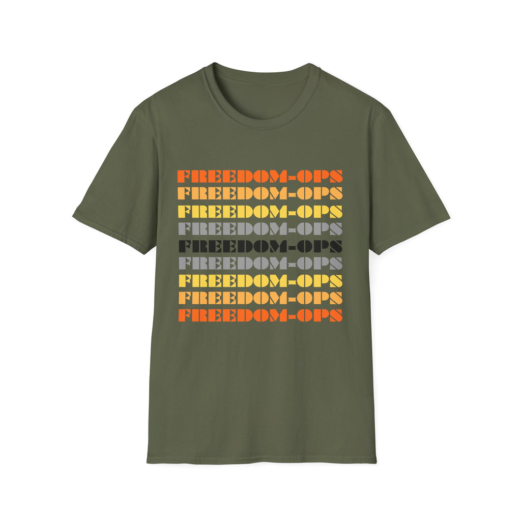 Freedom-Ops Retro Stack T-Shirt