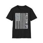 American Flag Freedom Ops T-Shirt