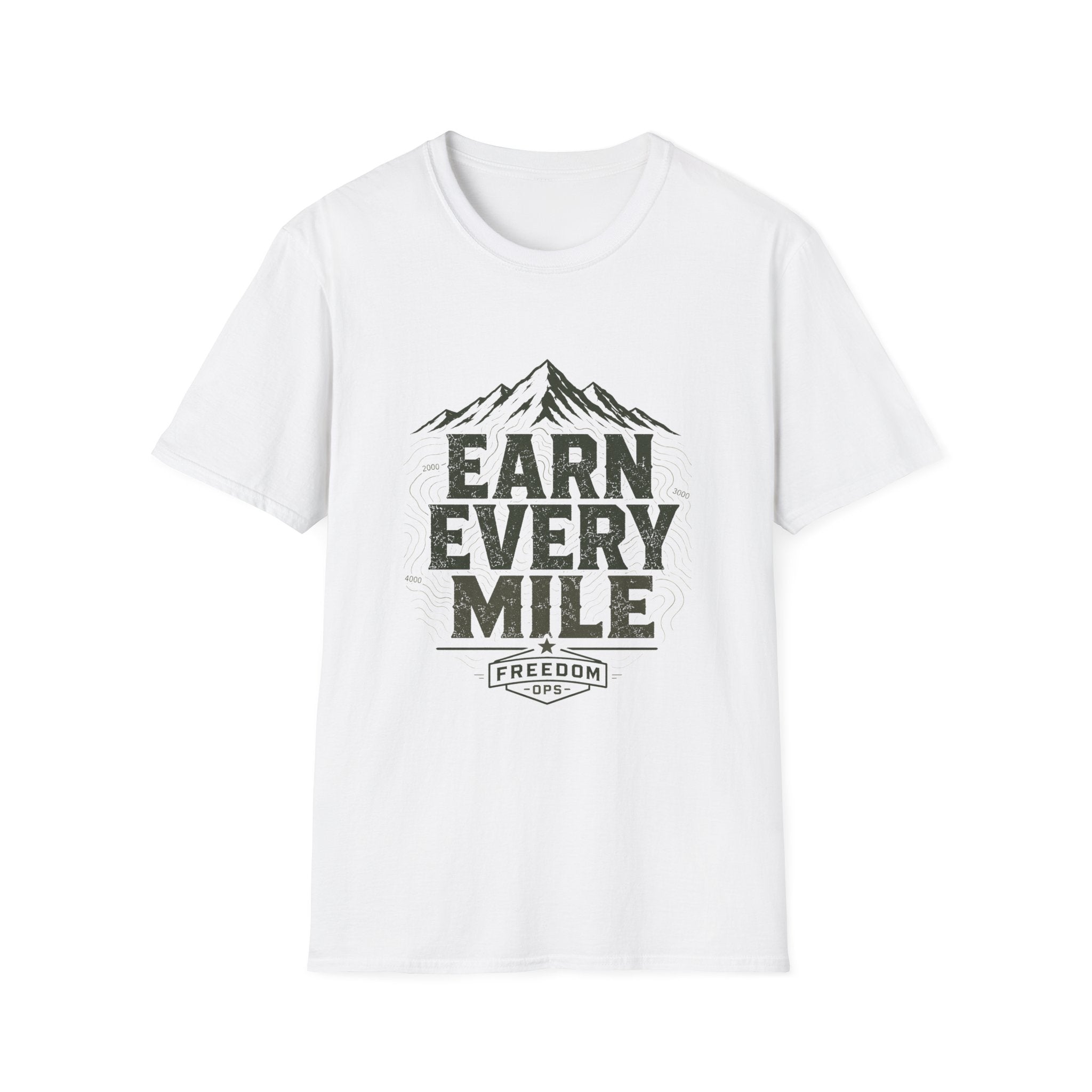 Earn Every Mile Freedom Ops T-Shirt