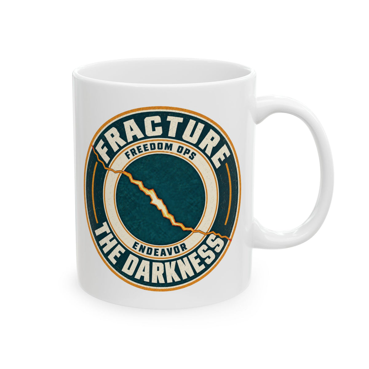 Ceramic Mug - “Be the Light / Fracture the Darkness”
