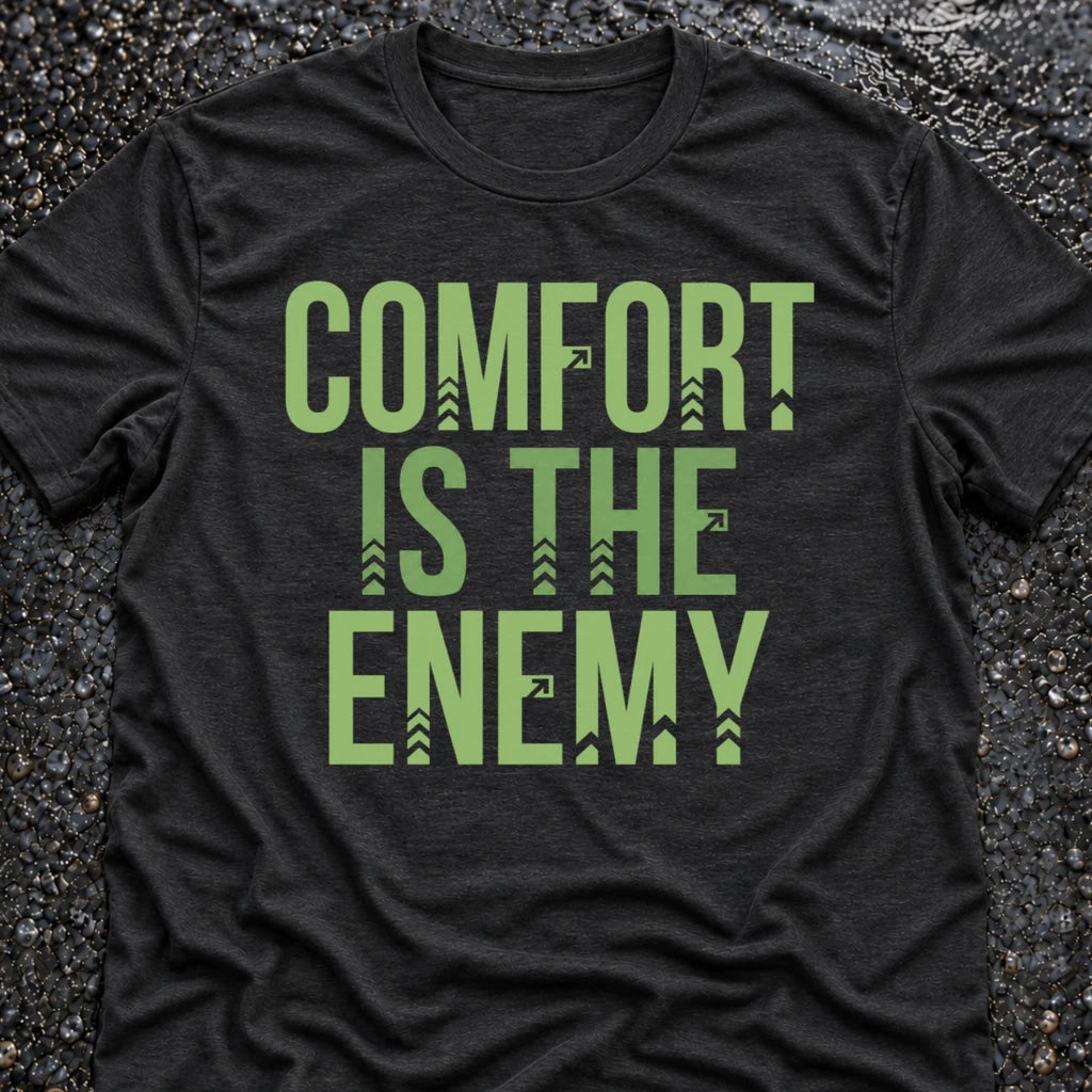 Freedom Ops COMFORT IS THE ENEMY T-shirt in vintage black