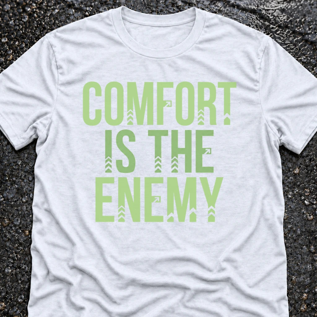 Freedom Ops COMFORT IS THE ENEMY T-shirt in white