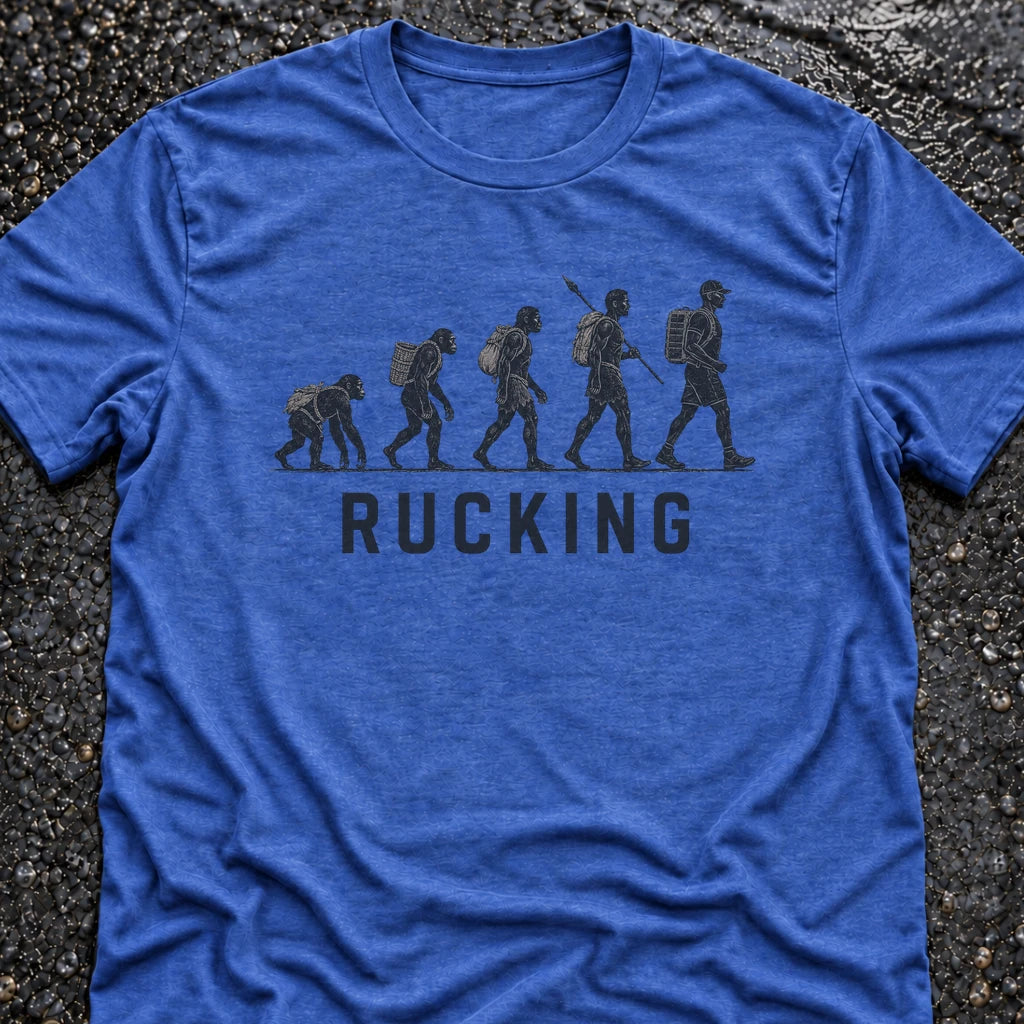 Freedom Ops Rucking Evolution T-shirt in vintage royal