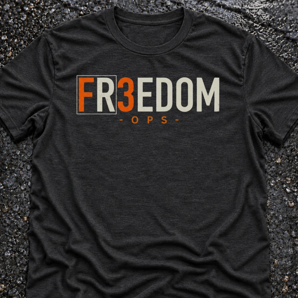 Freedom Ops FR3EDOM T-shirt in black