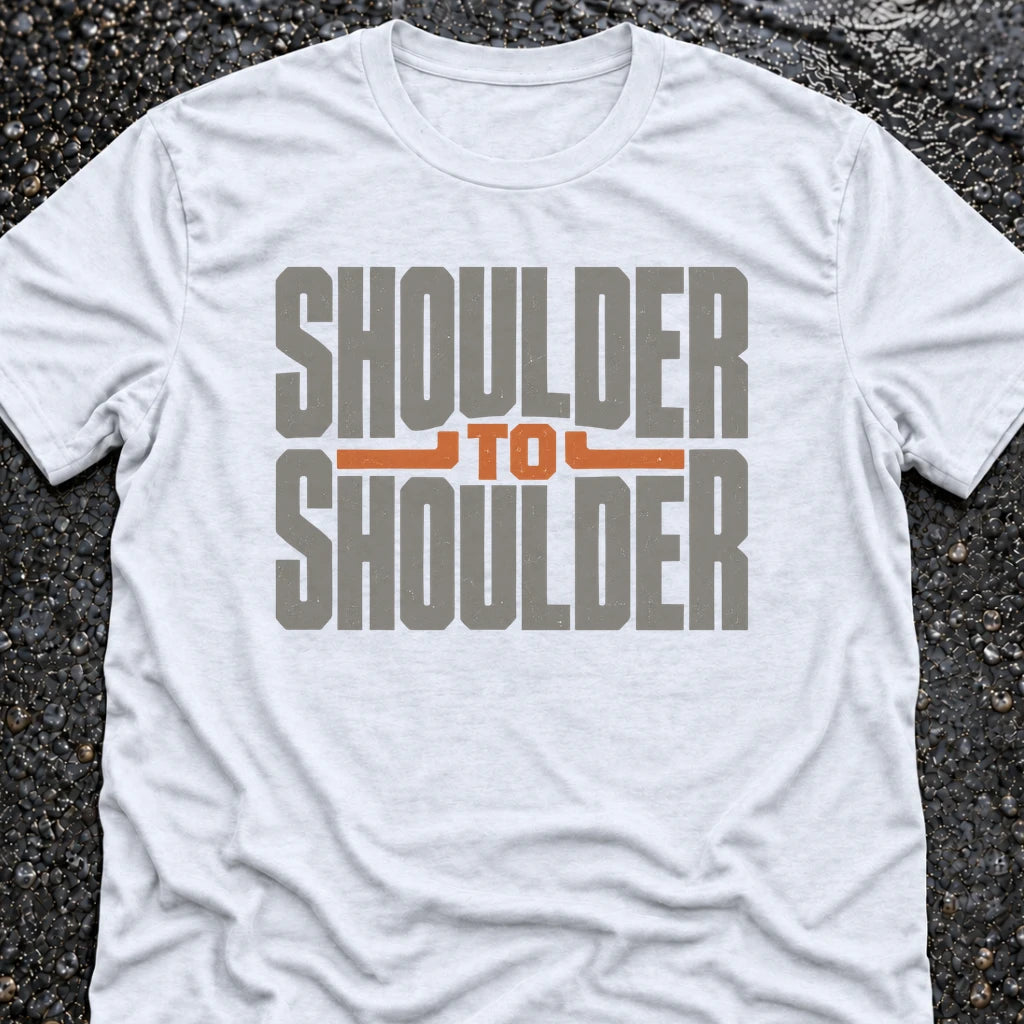 Freedom Ops Shoulder to Shoulder T-shirt in white