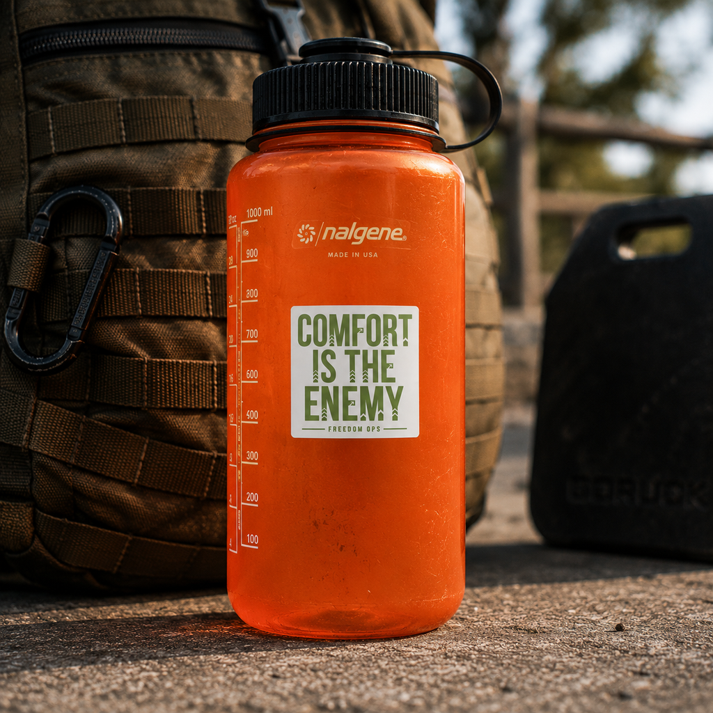 COMFORT IS THE ENEMY PREMIUM VINYL STICKER
