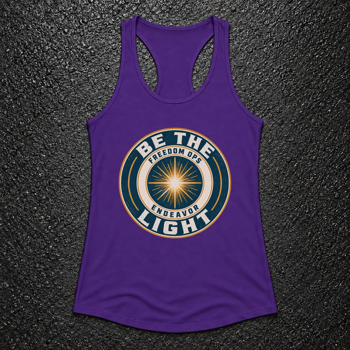 Be the Light Racerback Tank