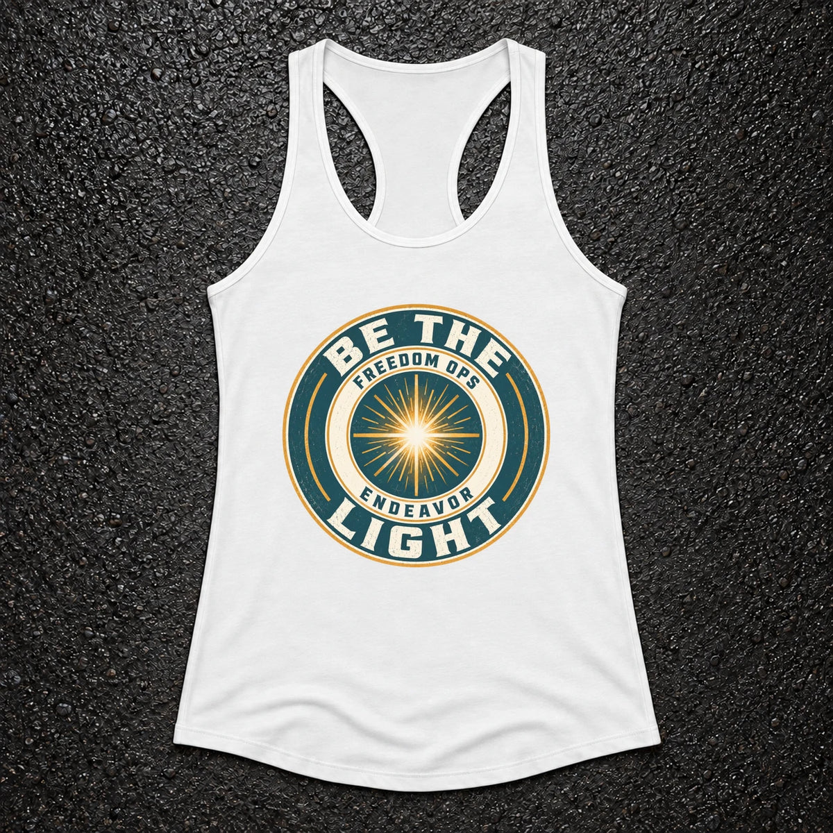 Be the Light Racerback Tank