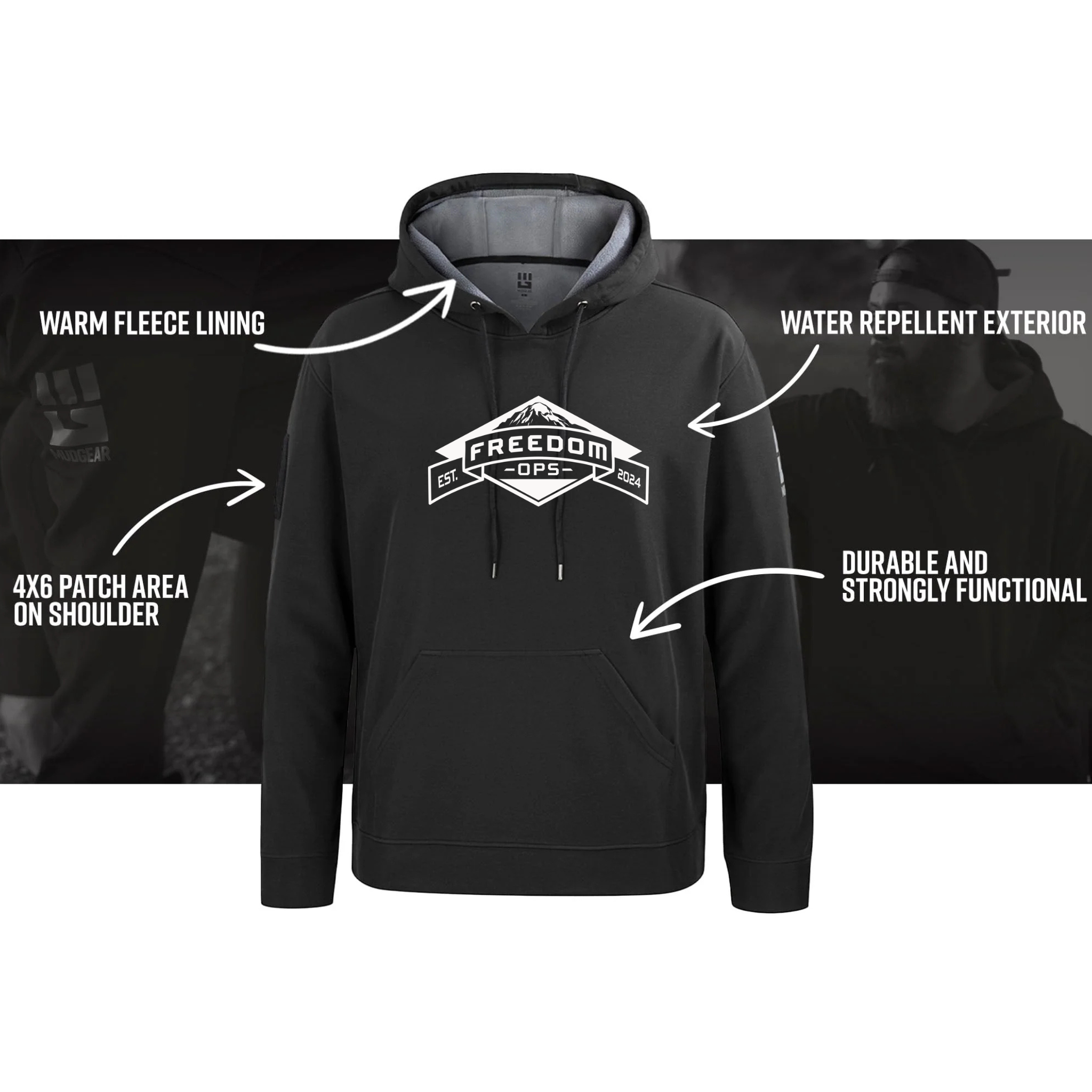 MudGear Freedom Ops Waterproof Tech Hoodie