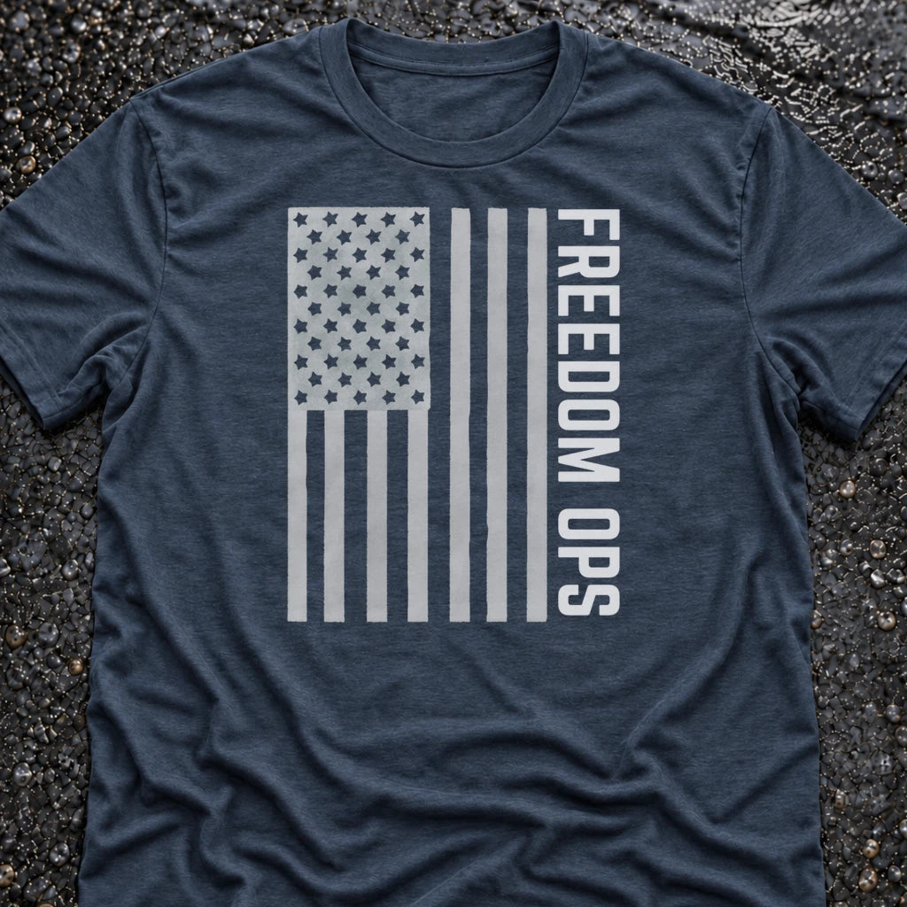 VERTICAL FLAG T-SHIRT
