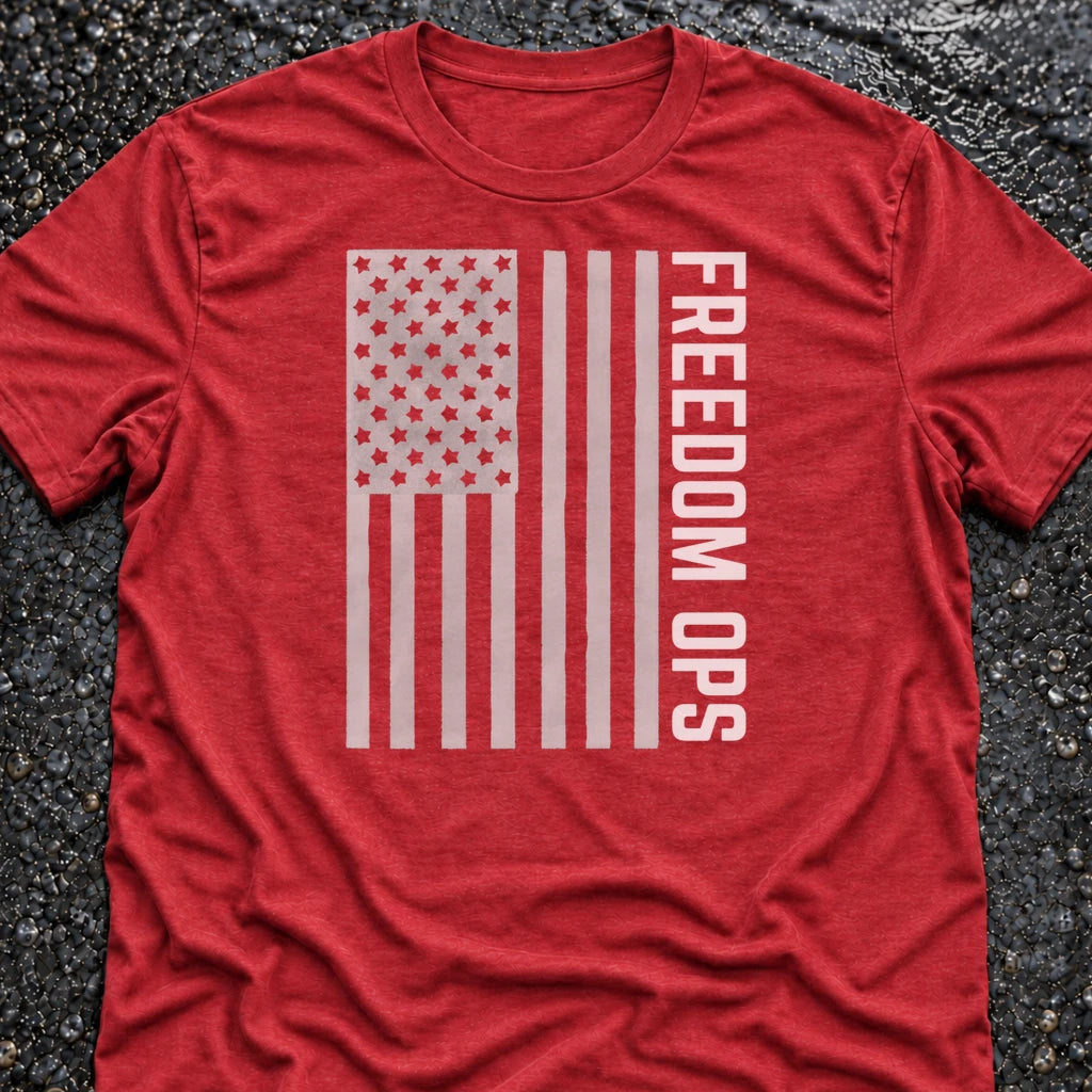 VERTICAL FLAG T-SHIRT