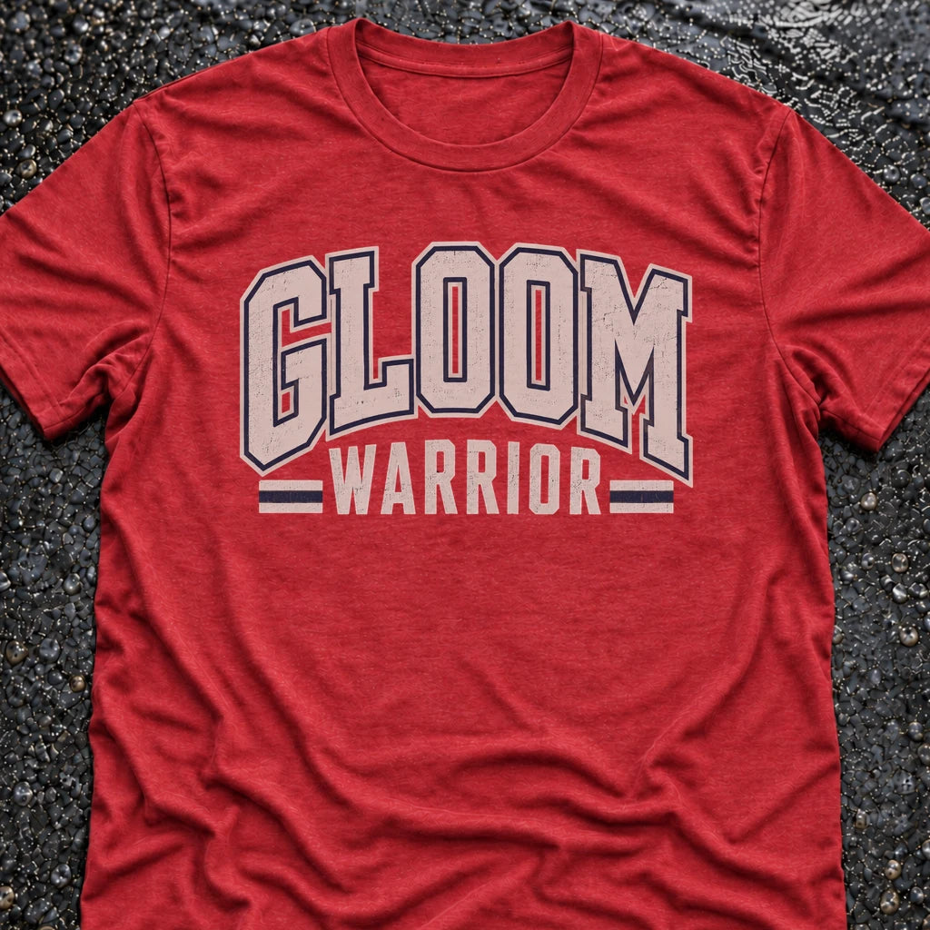Freedom Ops WARRIOR T-shirt in vintage red