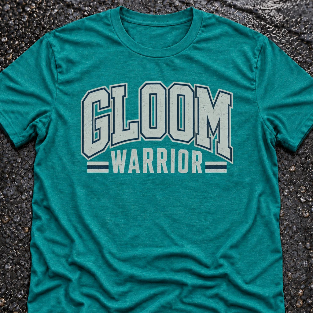 Freedom Ops WARRIOR T-shirt in vintage turquoise