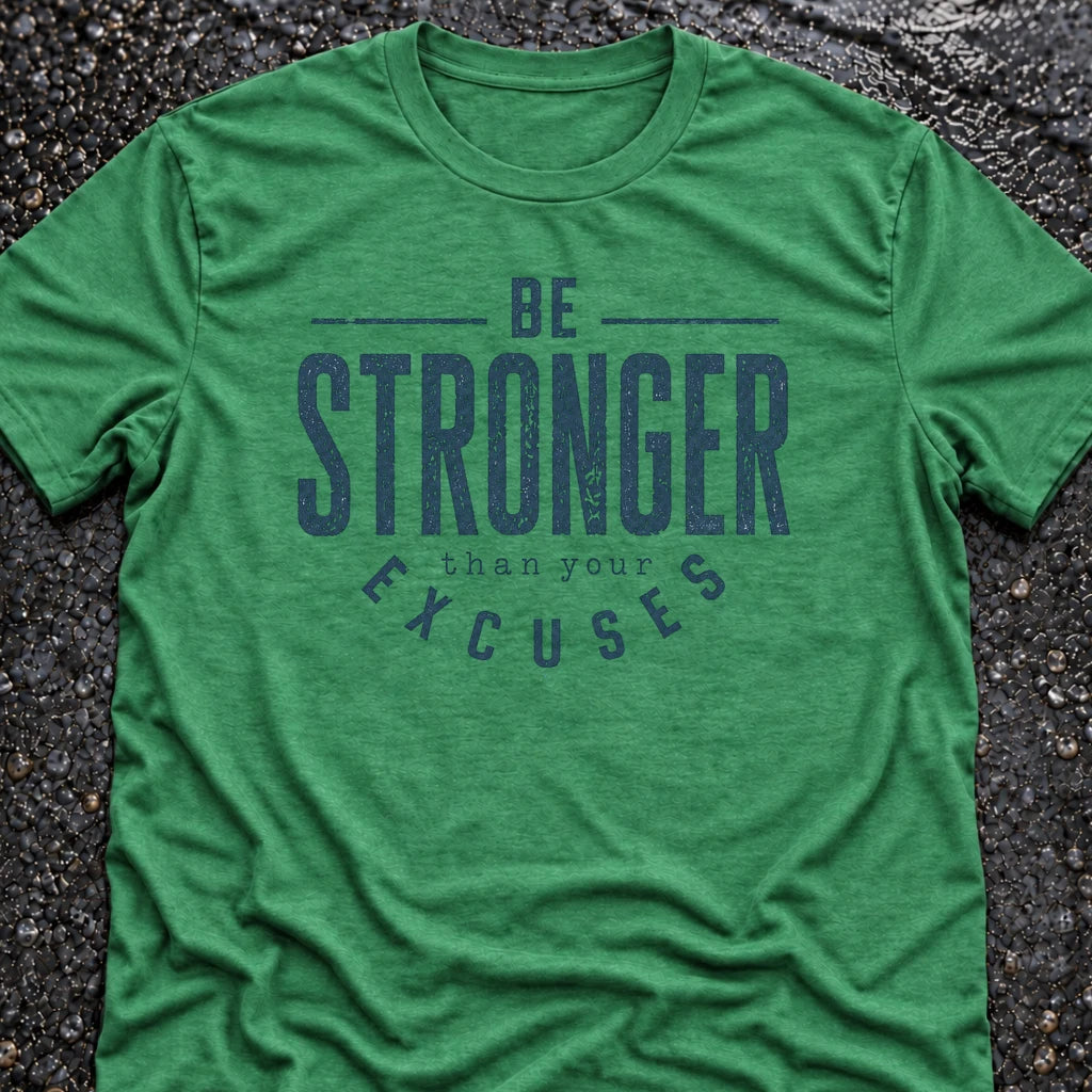 Freedom Ops BE STRONG T-shirt in envy green