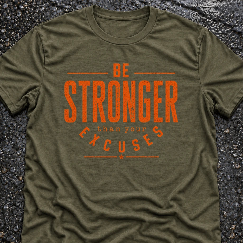 Freedom Ops BE STRONG T-shirt in military green