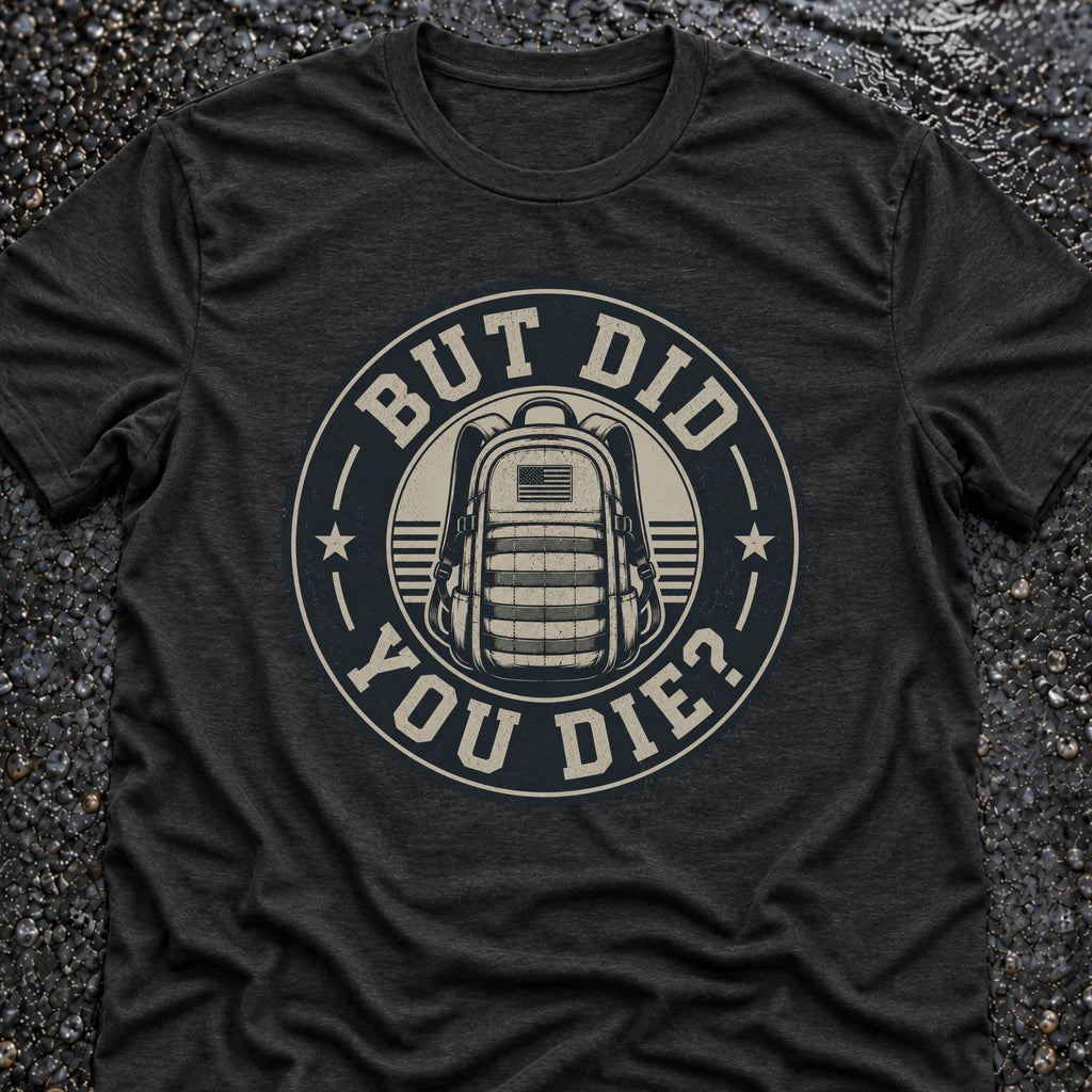 Freedom Ops BUT DID YOU T-shirt in vintage black