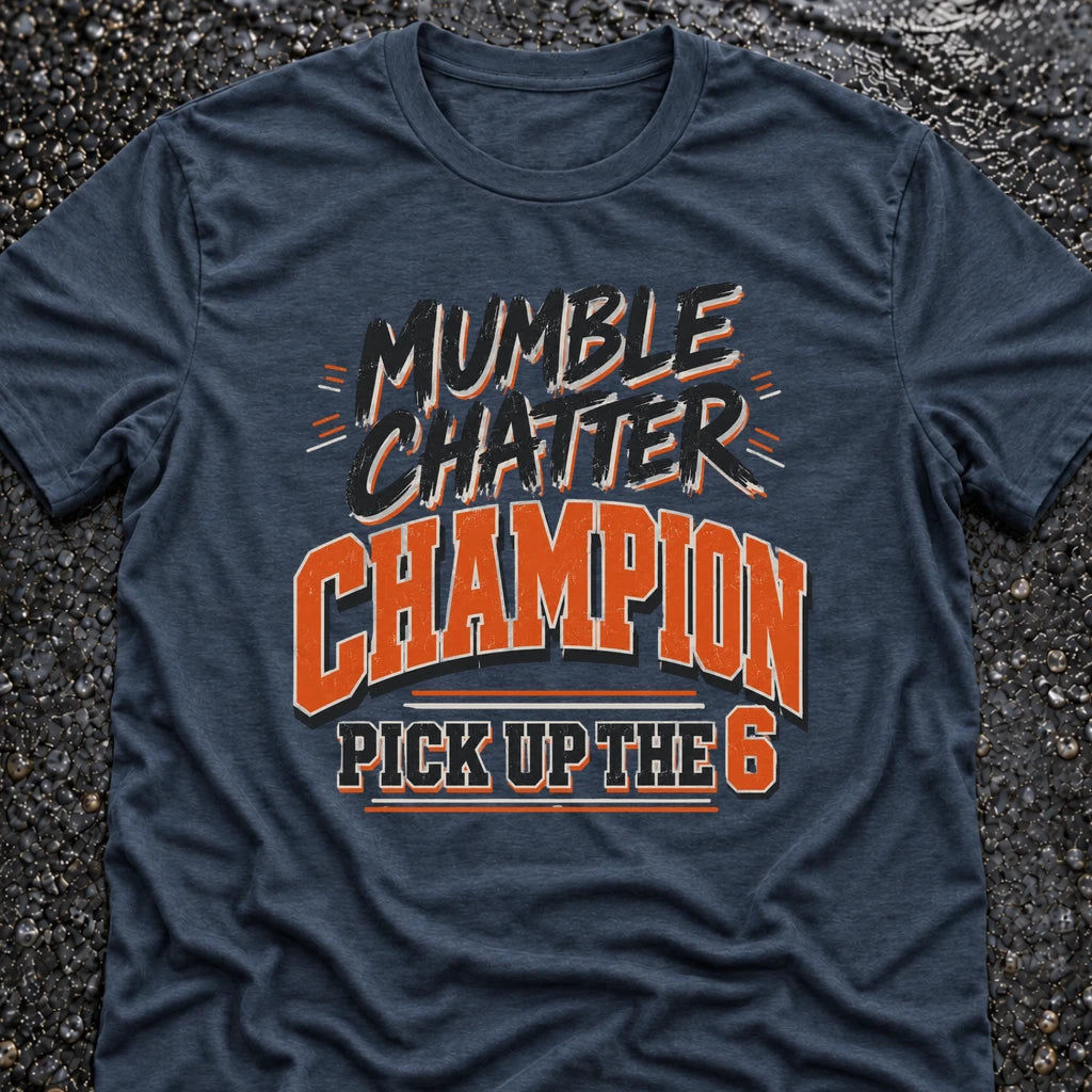 Freedom Ops Mumble Chatter Champion T-shirt in indigo