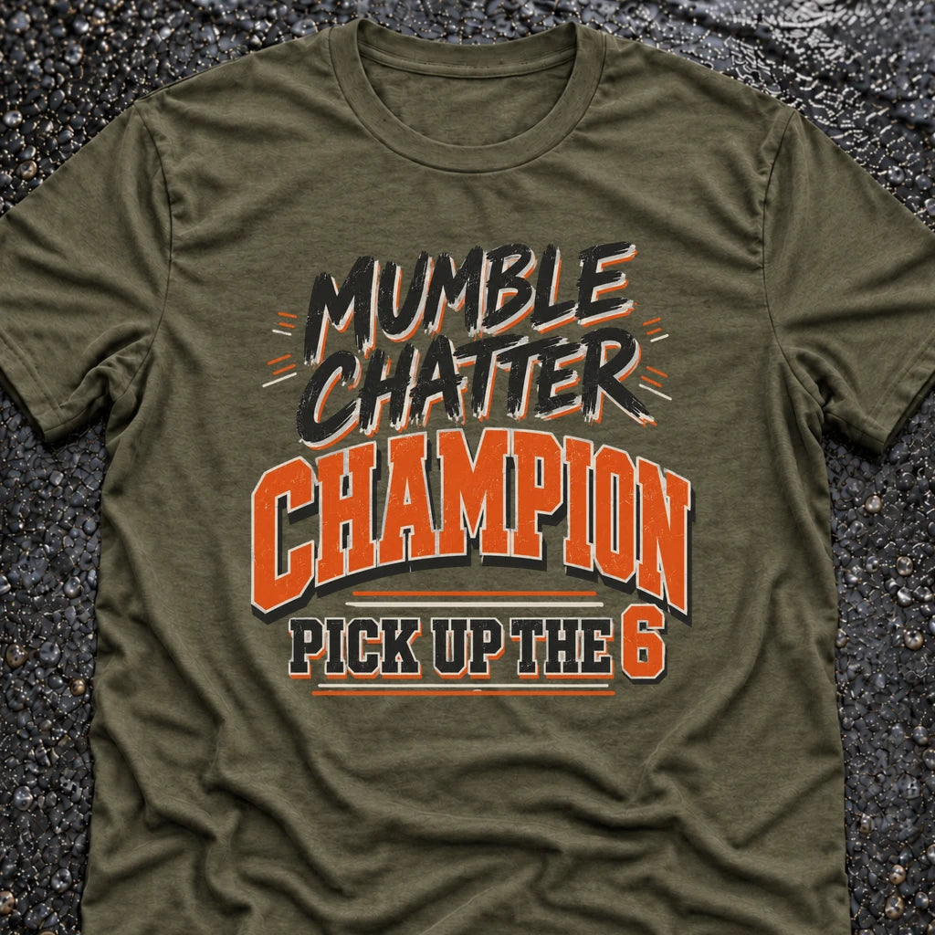 Freedom Ops Mumble Chatter Champion T-shirt in military green
