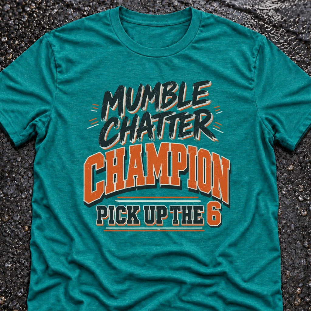 Freedom Ops Mumble Chatter Champion T-shirt in vintage turquoise