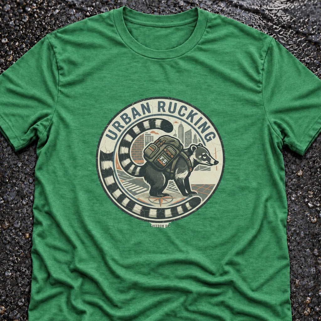 Freedom Ops COATI URBAN RUCKING T-shirt in envy green