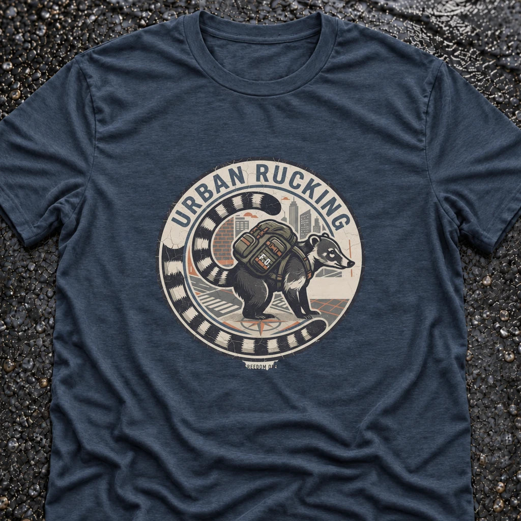 Freedom Ops COATI URBAN RUCKING T-shirt in indigo