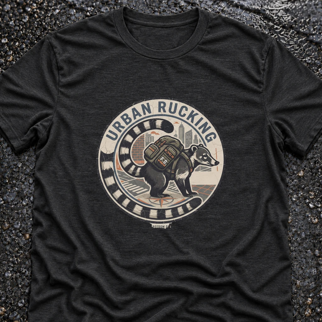 Freedom Ops COATI URBAN RUCKING T-shirt in vintage black