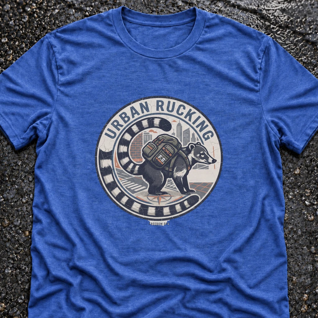 Freedom Ops COATI URBAN RUCKING T-shirt in vintage royal