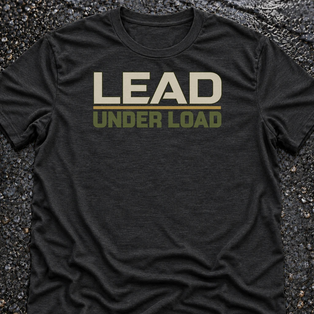 Freedom Ops LEAD UNDER LOAD T-shirt in vintage black