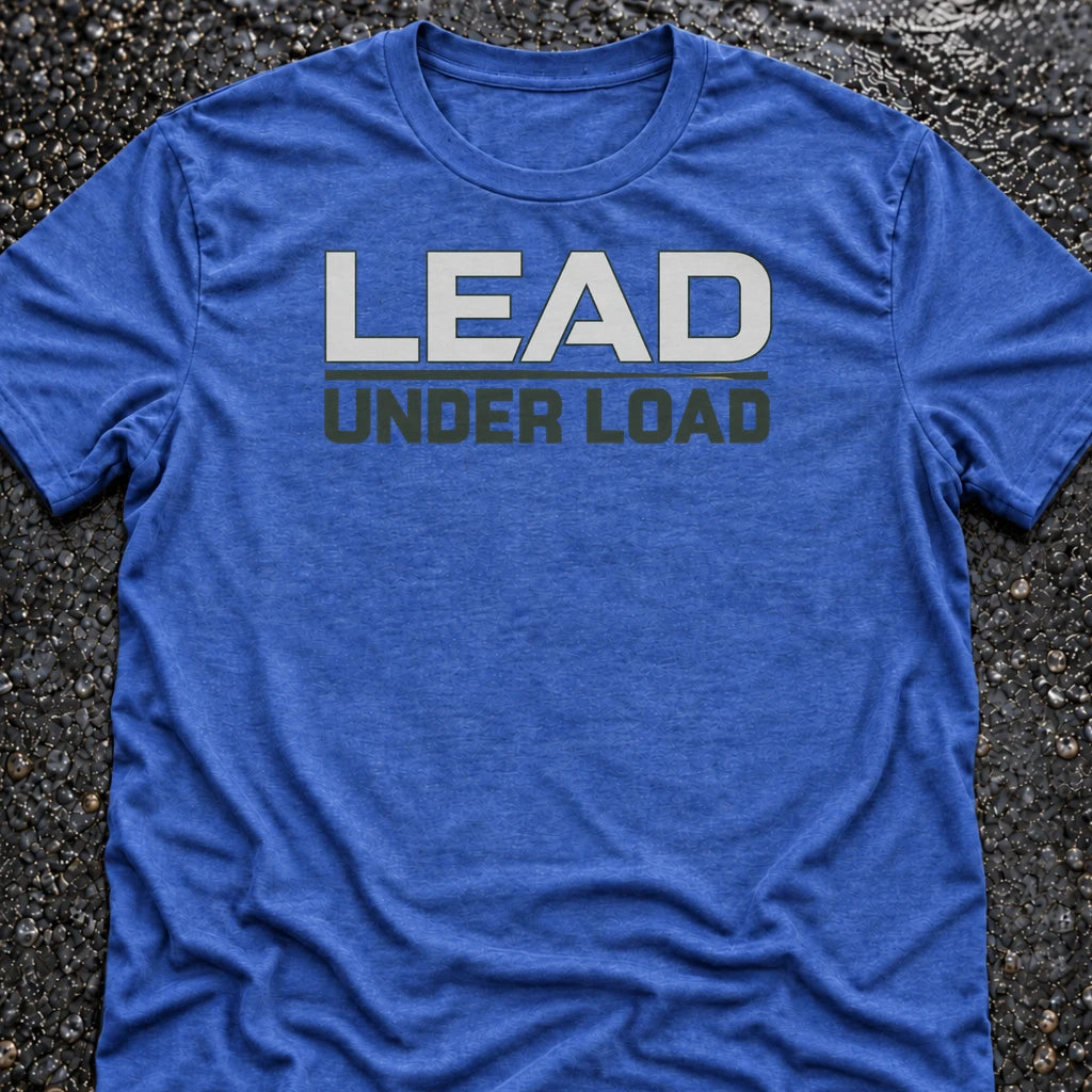 Freedom Ops LEAD UNDER LOAD T-shirt in vintage royal