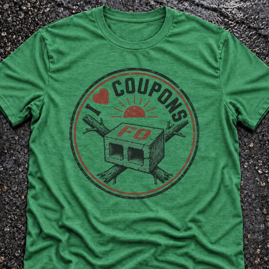 Freedom Ops Coupon Workout T-shirt in envy green