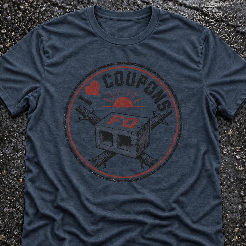 Freedom Ops Coupon Workout T-shirt in indigo