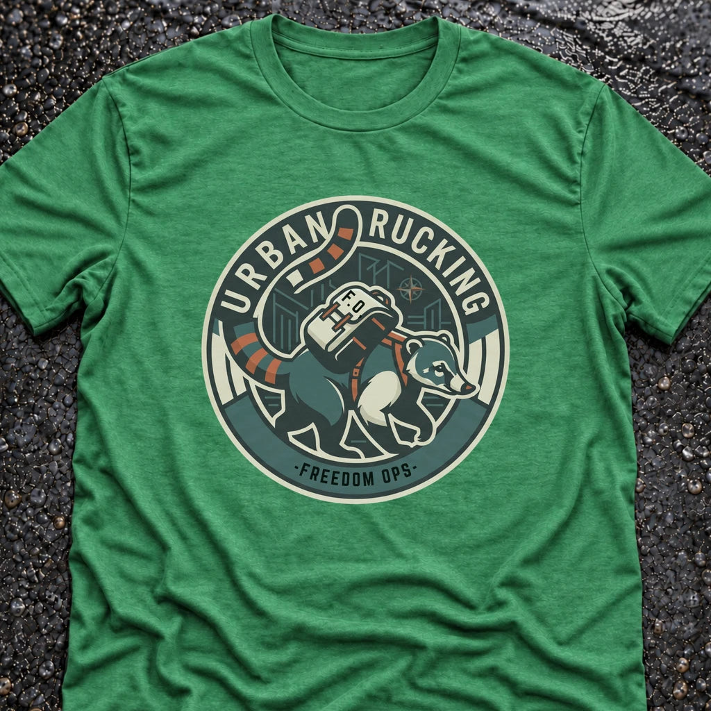 Freedom Ops COATI URBAN RUCKING 1 T-shirt in envy green