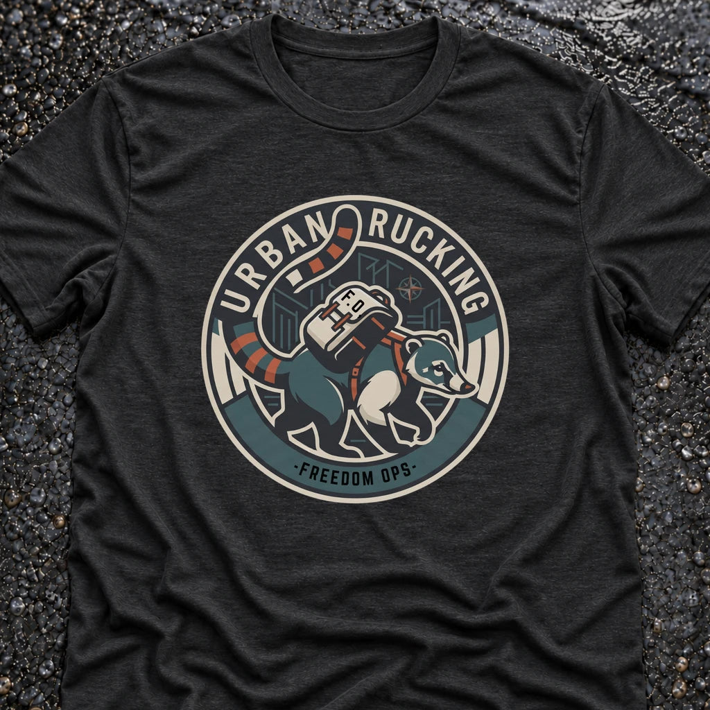 Freedom Ops COATI URBAN RUCKING 1 T-shirt in vintage black