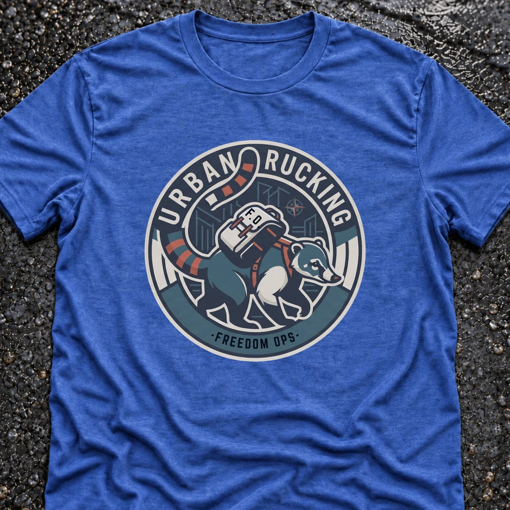 Freedom Ops COATI URBAN RUCKING 1 T-shirt in vintage royal