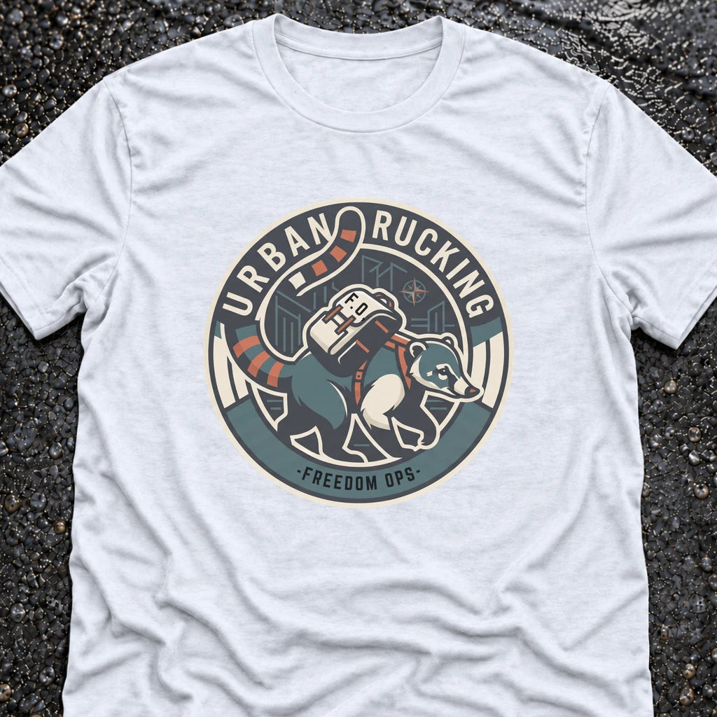 Freedom Ops COATI URBAN RUCKING 1 T-shirt in white