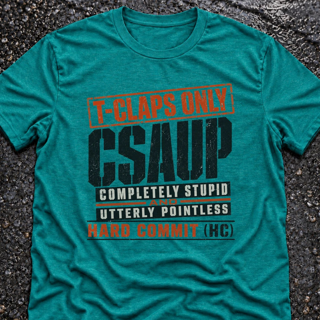 Freedom Ops CSAUP T-shirt in vintage turquoise