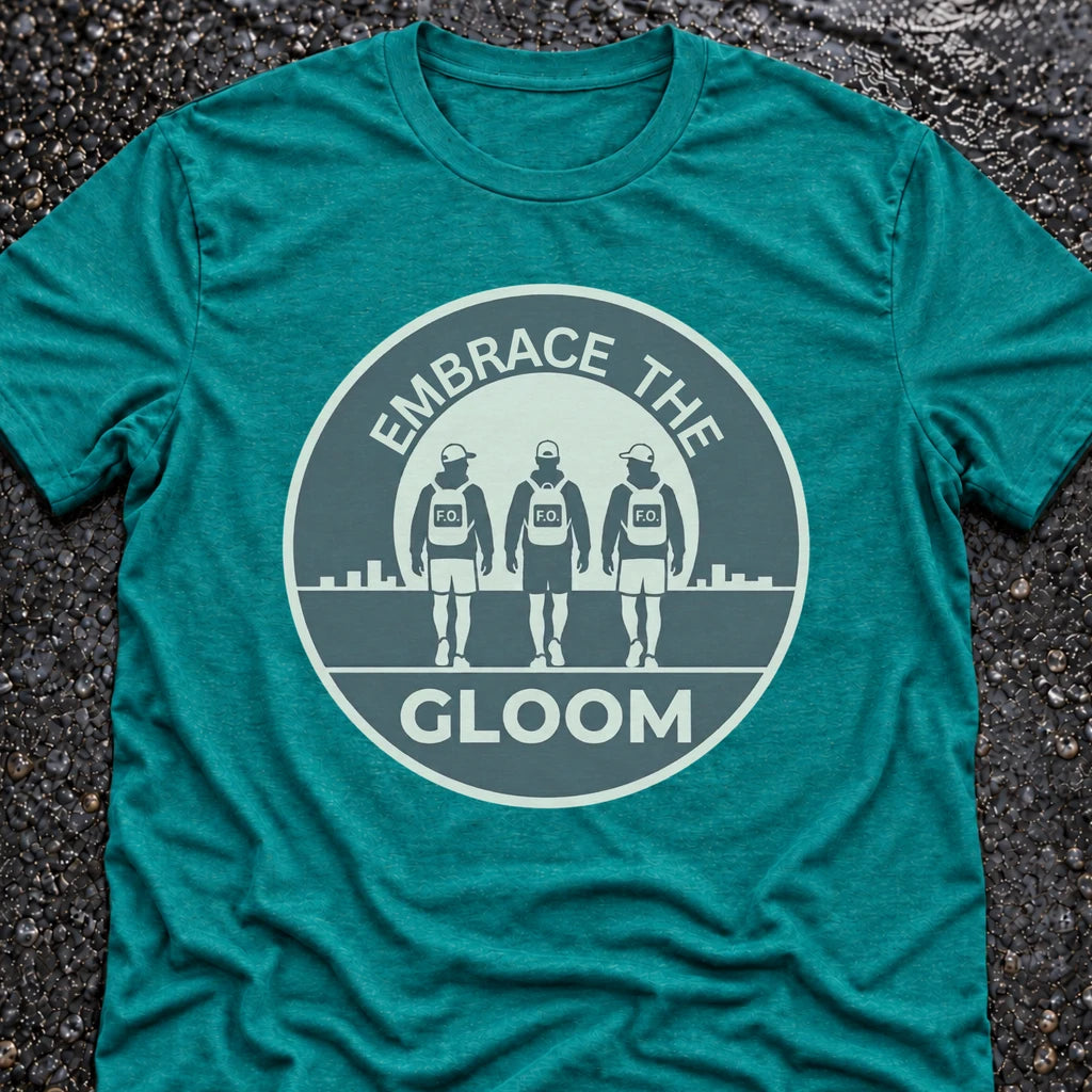 Freedom Ops EMBRACE T-shirt in vintage turquoise
