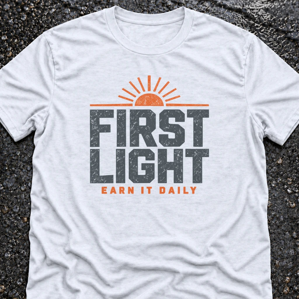 Freedom Ops FIRST LIGHT SUN T-shirt in white