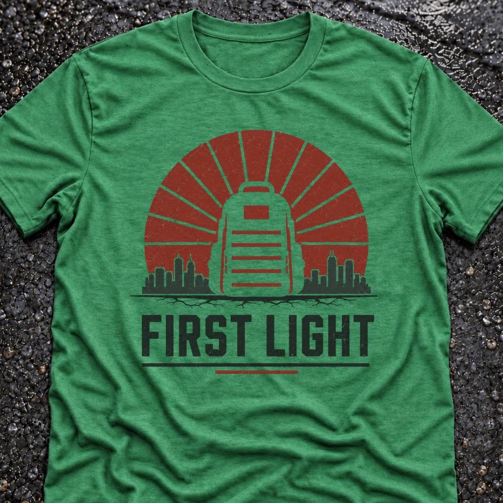 Freedom Ops FIRST LIGHT T-shirt in envy green