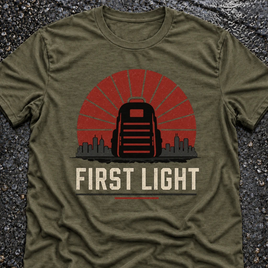 Freedom Ops FIRST LIGHT T-shirt in military green
