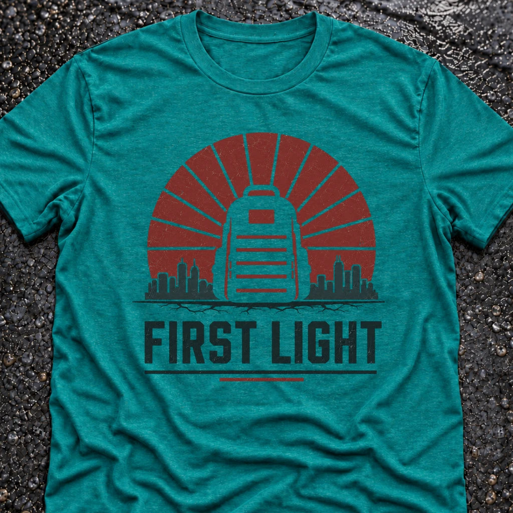 Freedom Ops FIRST LIGHT T-shirt in vintage turquoise