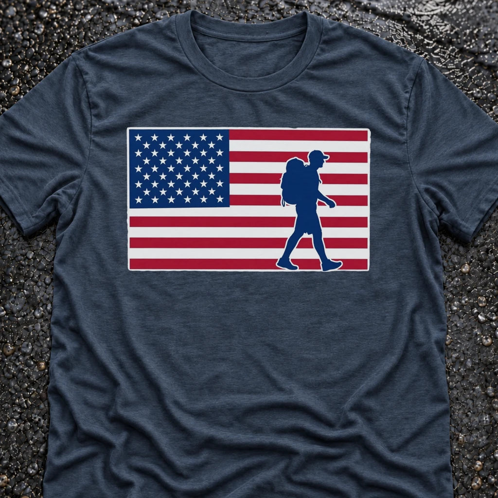 Freedom Ops Freedom Ops Flagman Color T-shirt in vintage indigo